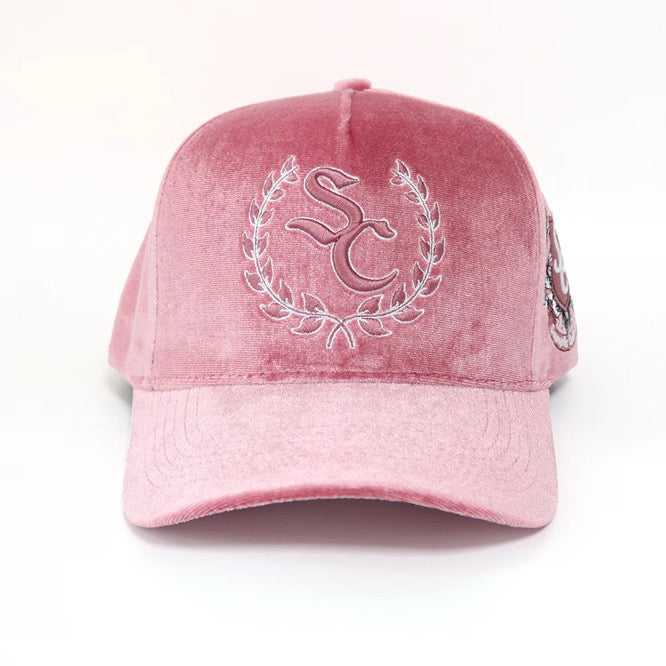 “Velvet Rose” A Frame Hat