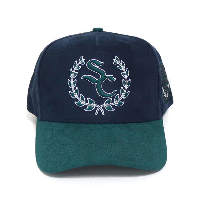 “Blue Emerald” A Frame Hat
