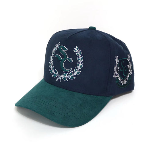 “Blue Emerald” A Frame Hat